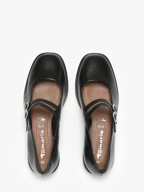 Ballerinas Met Riempjes Uit Leder Tamaris Zwart women 45 ander zicht 4